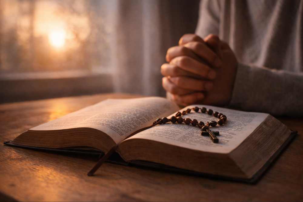 oracion de la mañana católica para empezar el día con Dios